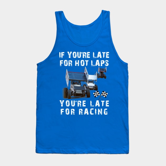 Hot Laps Sprint Car Tank Top by StubS